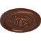 Ekena Millwork Palmetto Ceiling Medallion, Hand-Painted Copper Penny, 11 1/2"OD x 1"P CM11PACPS - alternate 3